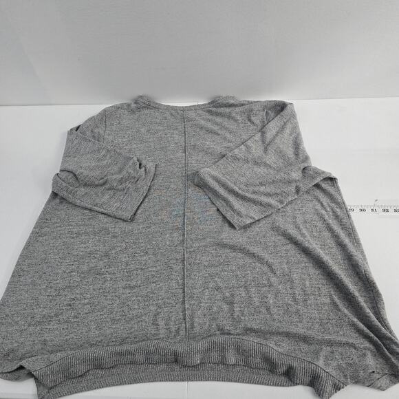 Catherines sweater gray lightweight 3/4 sleeve womens 3X 6786 - Picture 2 of 6